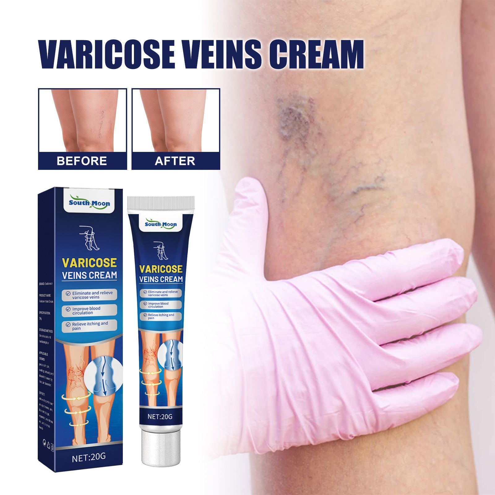 Angelica Sinensis and Ginger Repair Cream for Vein Massage Bulge Relief - Teleplus Zhang zhang cream repair bulge