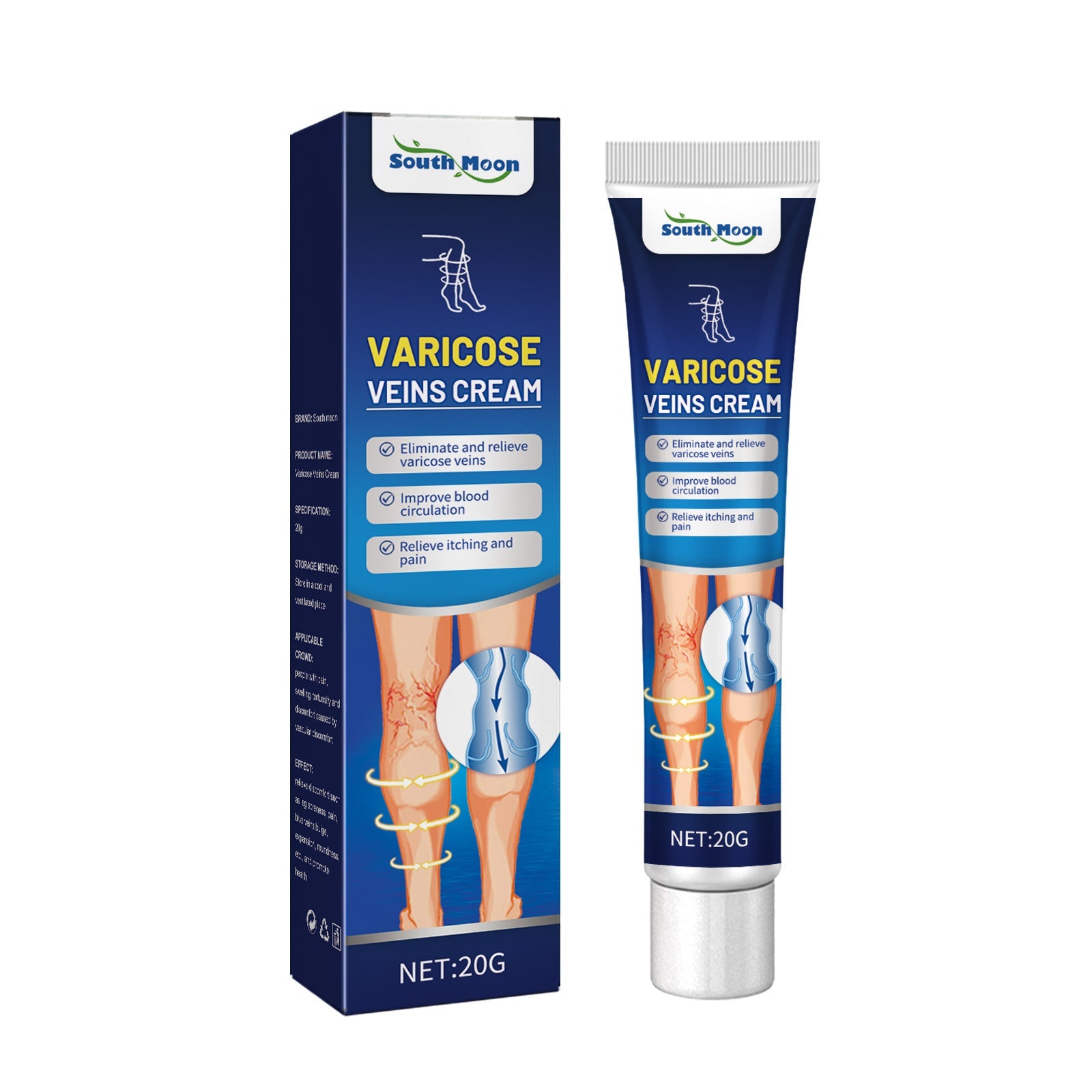 Angelica Sinensis and Ginger Repair Cream for Vein Massage Bulge Relief - Teleplus Zhang zhang cream repair bulge