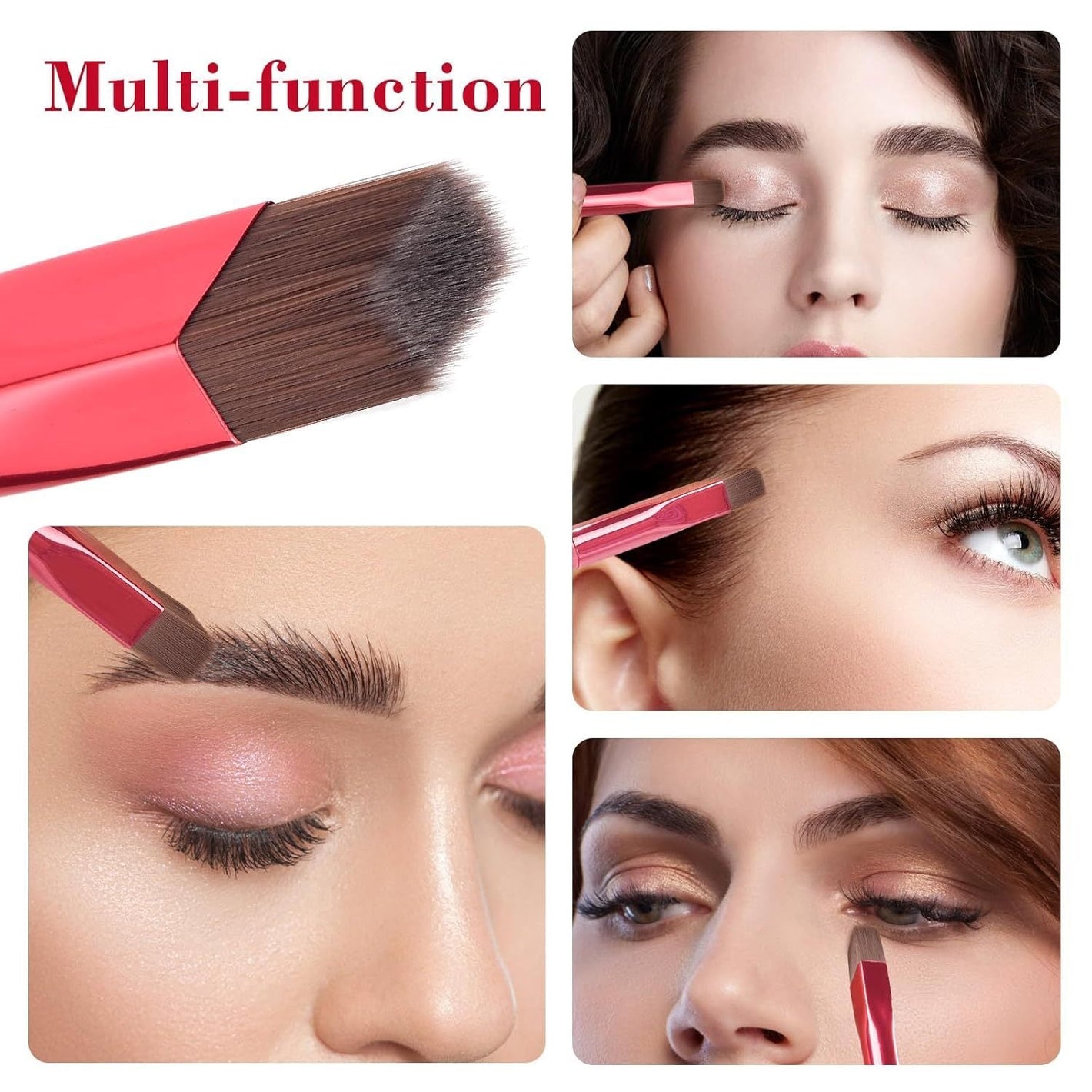Angled Eyebrow Brush for Shaping Filling Eyeshadow Blending and Hairline - eyebrow brush angled brush】 shaping filling