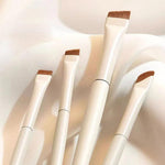 Angled Eyeliner Brush Set Professional Fine Makeup Brushes for Precise Lines - Tools Teleplus eyeliner brush set angled