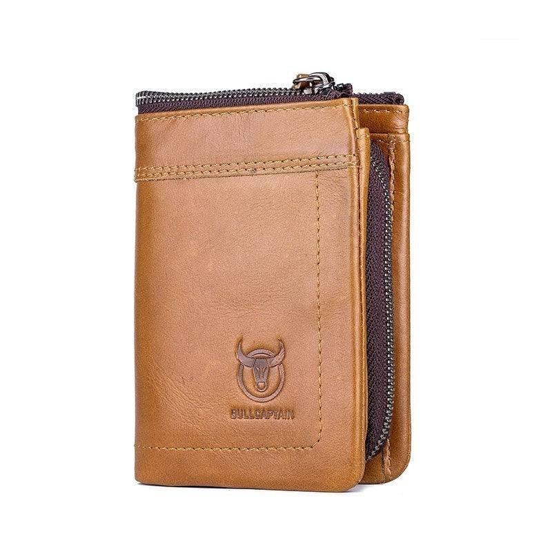 Animal Leather Wallet with Polyester Lining for Daily Use and Anti-Theft - Durable animal leather wallet genuine urban