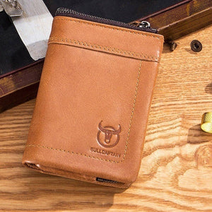 Animal Leather Wallet with Polyester Lining for Daily Use and Anti-Theft - Durable animal leather wallet genuine urban
