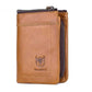 Animal Leather Wallet with Polyester Lining for Daily Use and Anti-Theft - Durable animal leather wallet genuine urban