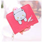 Animal Lining PU Coin Purse for Cats and Fish Style in Multiple Colors - Purrfectly Cute Cat Awaits united states chf