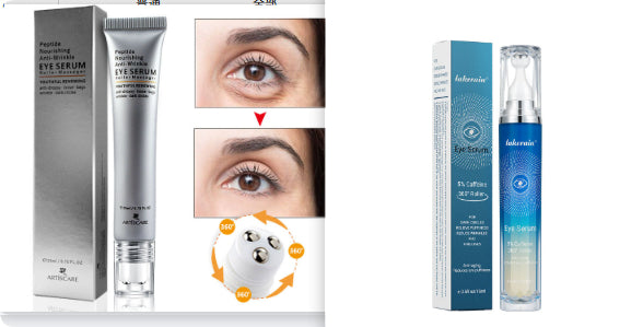 Anti Aging Eye Cream and Serum Set for Dark Circles Puffiness - Teleplus