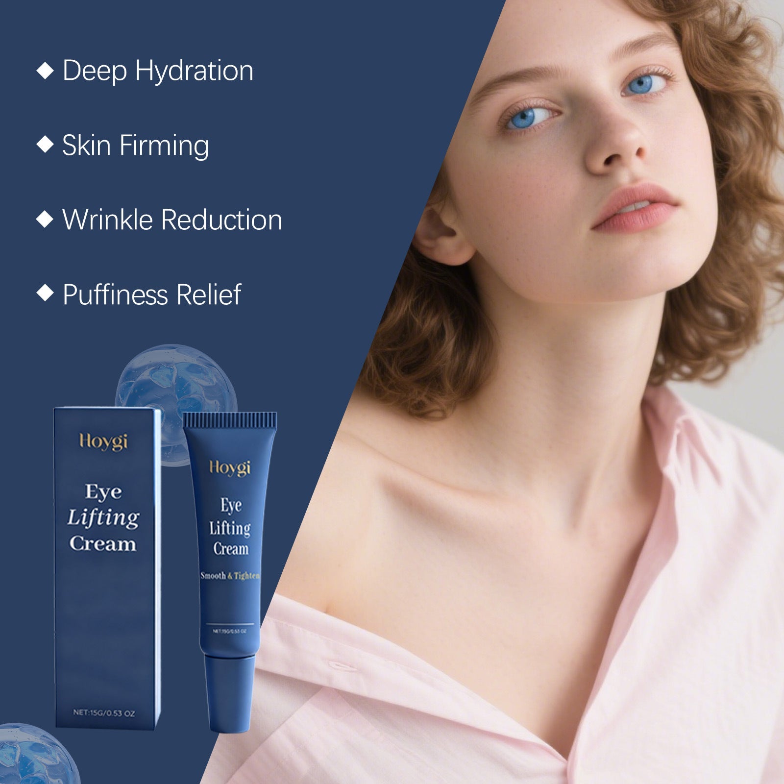 Anti Aging Eye Cream for Dark Circles Puffiness Fine Lines Wrinkles 15g - Teleplus