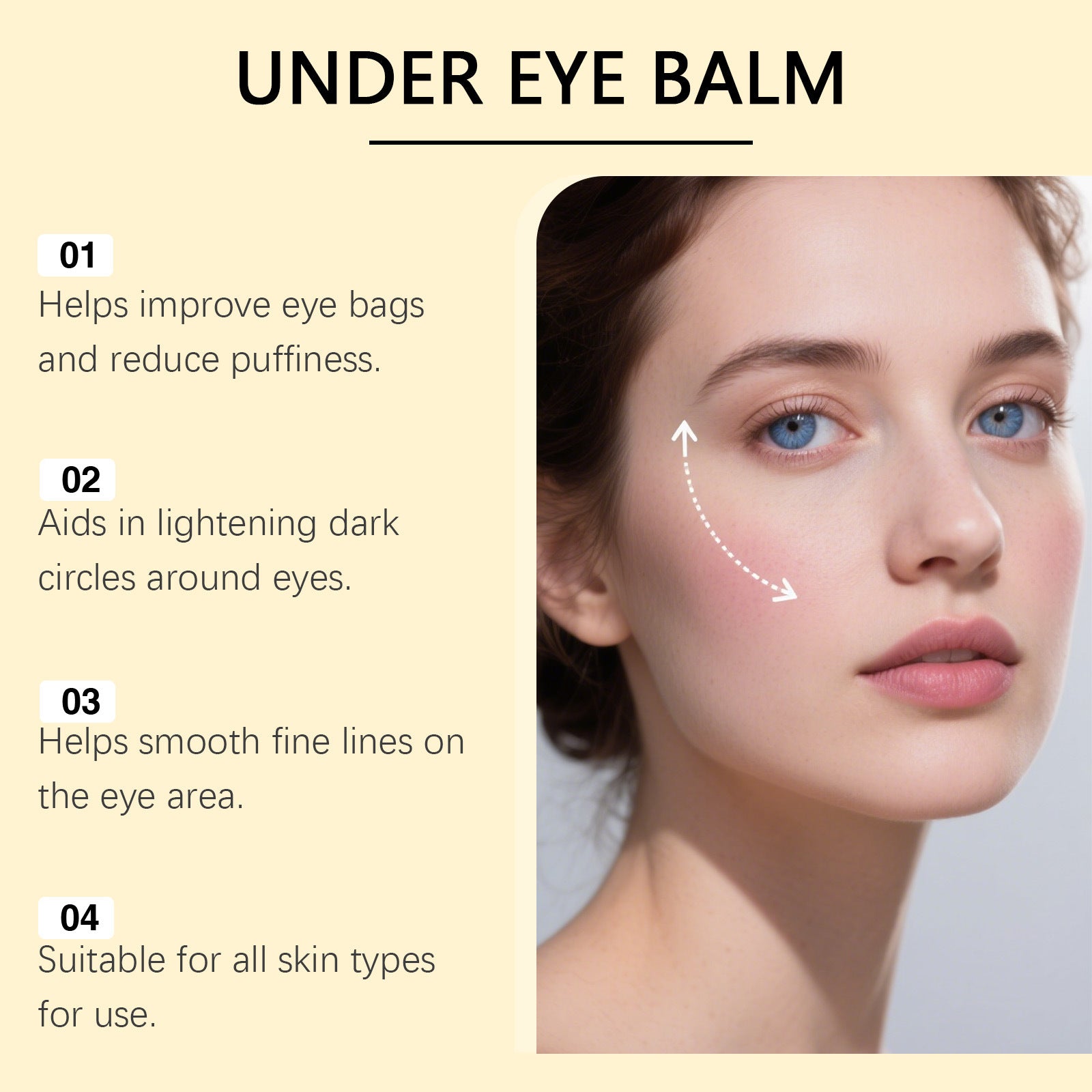 Anti Aging Eye Cream for Dark Circles Puffy Eyes and Wrinkles