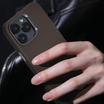 Anti-fall Anti-fingerprint Twill Magnetic Kafra Pattern Phone Case - Gentleman Dark Phone Case for Pro Max and iPhone