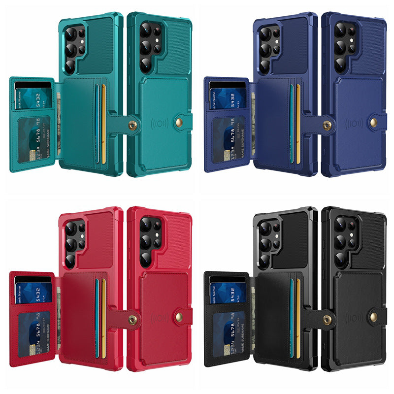 Anti-fall TPU PC Back Cover for S23 Phone Case Protective - Teleplus car protective cover s23 phone case