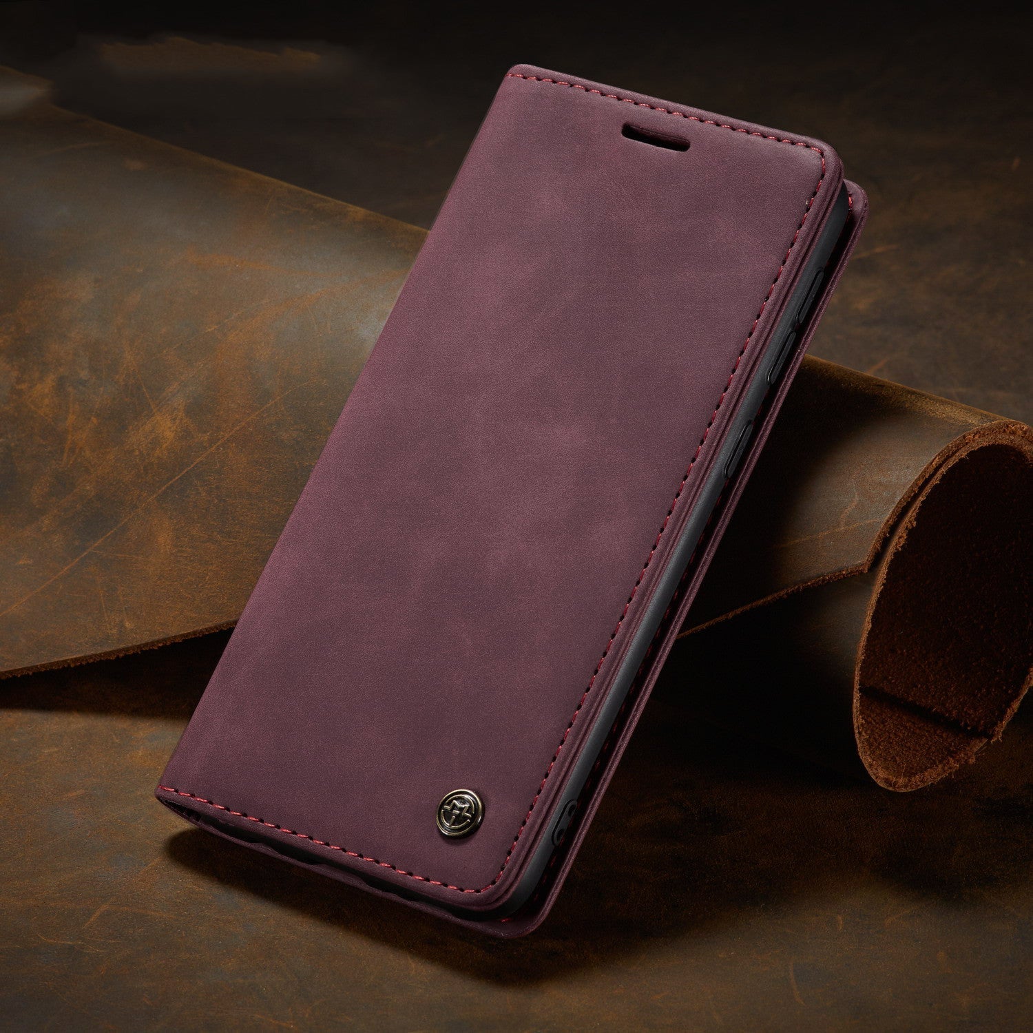 Anti-falling Mobile Phone Leather Case - Anti-Falling Mobile Phone Leather Case for Samsung