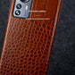 Anti-fingerprint Half Pack Anti-fall Genuine Leather Phone Case - Genuine Leather Half Pack Anti-Fingerprint Phone Case