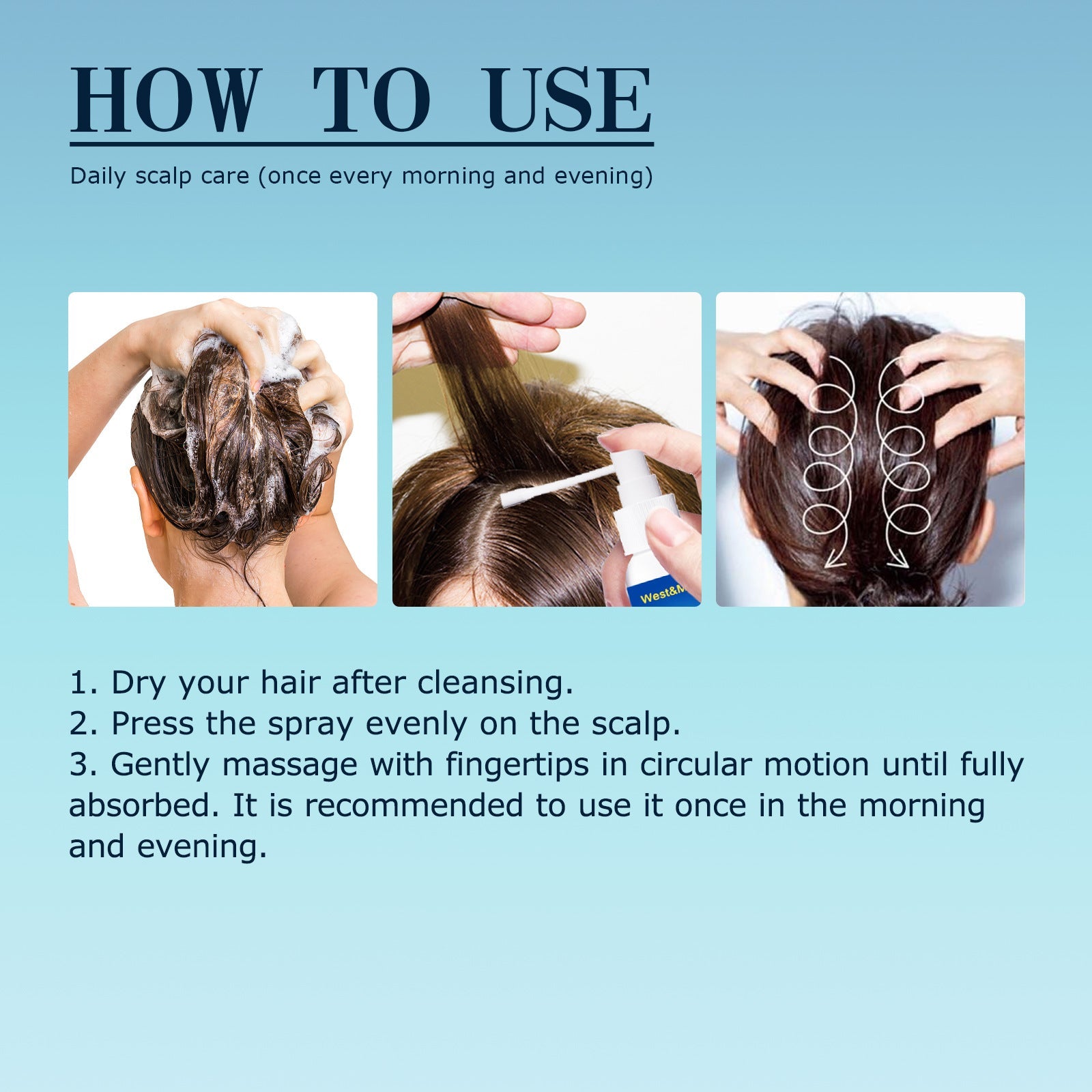 Anti Itch Scalp Treatment Hair Oil Spray 30ml Soothing Head Care for Dry - Teleplus hair oil head care