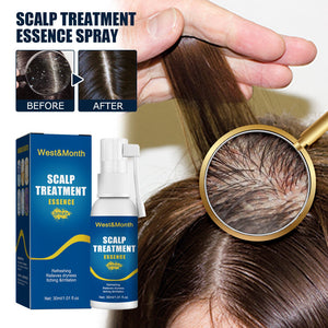 Anti Itch Scalp Treatment Hair Oil Spray 30ml Soothing Head Care for Dry - Teleplus hair oil head care