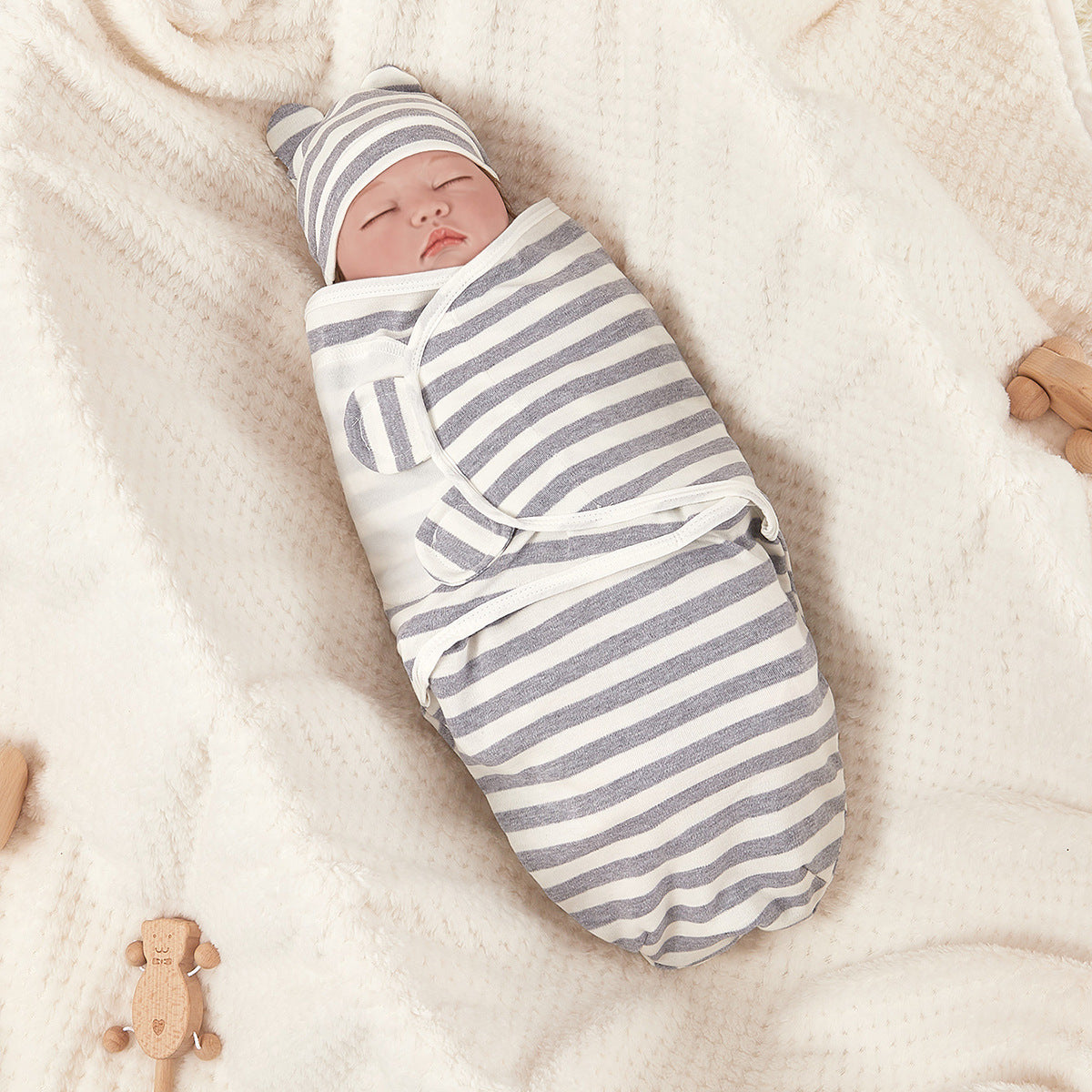 Anti-startle Swaddling Cotton Printing Gro-bag Spring And Summer Baby Wrap - Snag the Pure Cotton Anti-Startle Baby