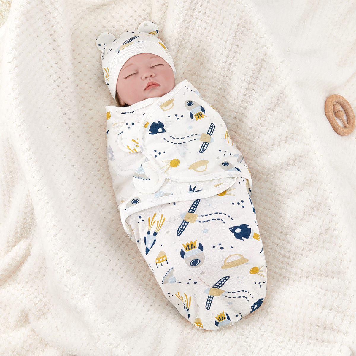 Anti-startle Swaddling Cotton Printing Gro-bag Spring And Summer Baby Wrap - Snag the Pure Cotton Anti-Startle Baby