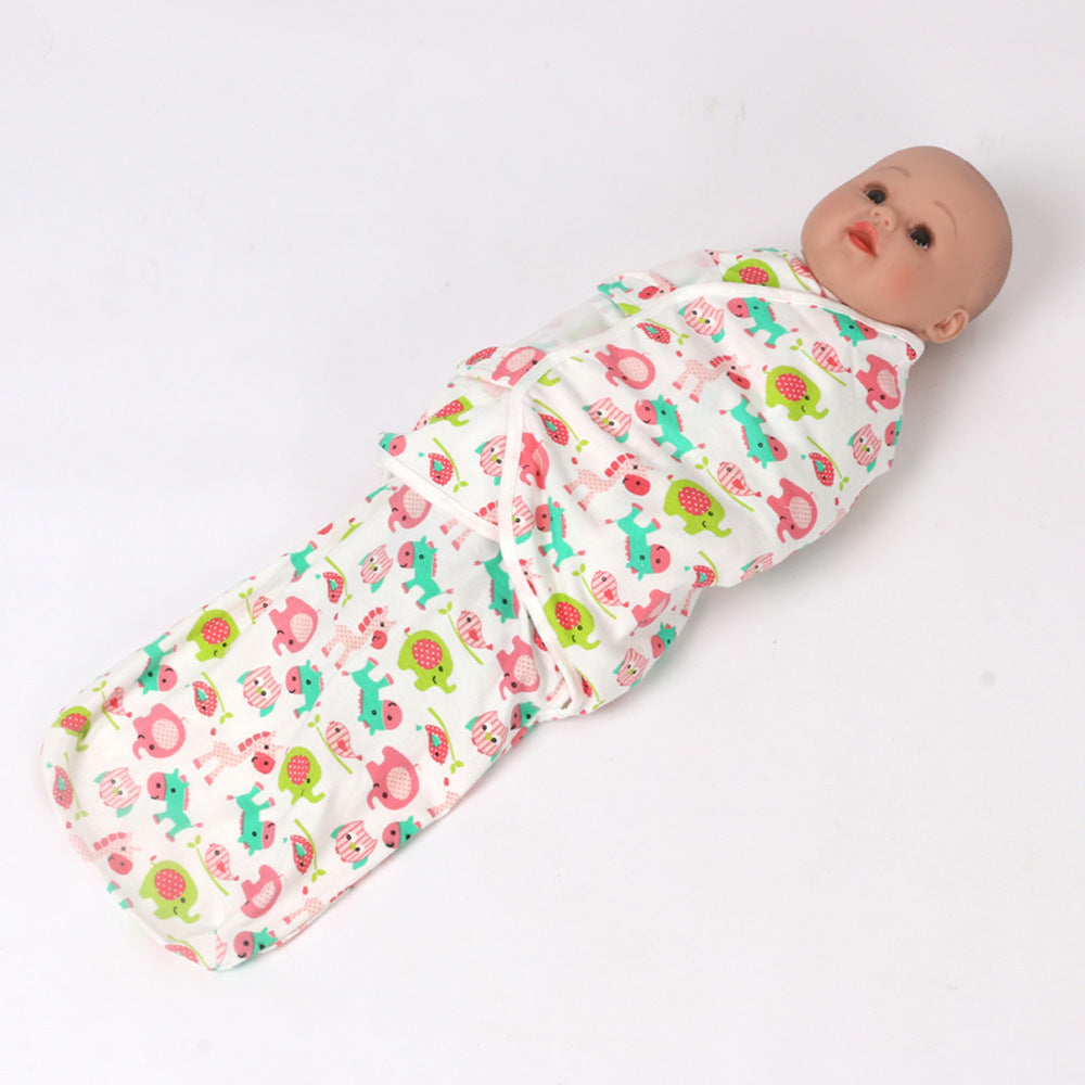 Anti-startle Swaddling Cotton Printing Gro-bag Spring And Summer Baby Wrap - Snag the Pure Cotton Anti-Startle Baby