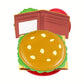 Anti-Theft Swiping PU Leather Wallet with Hamburger Design - Teleplus