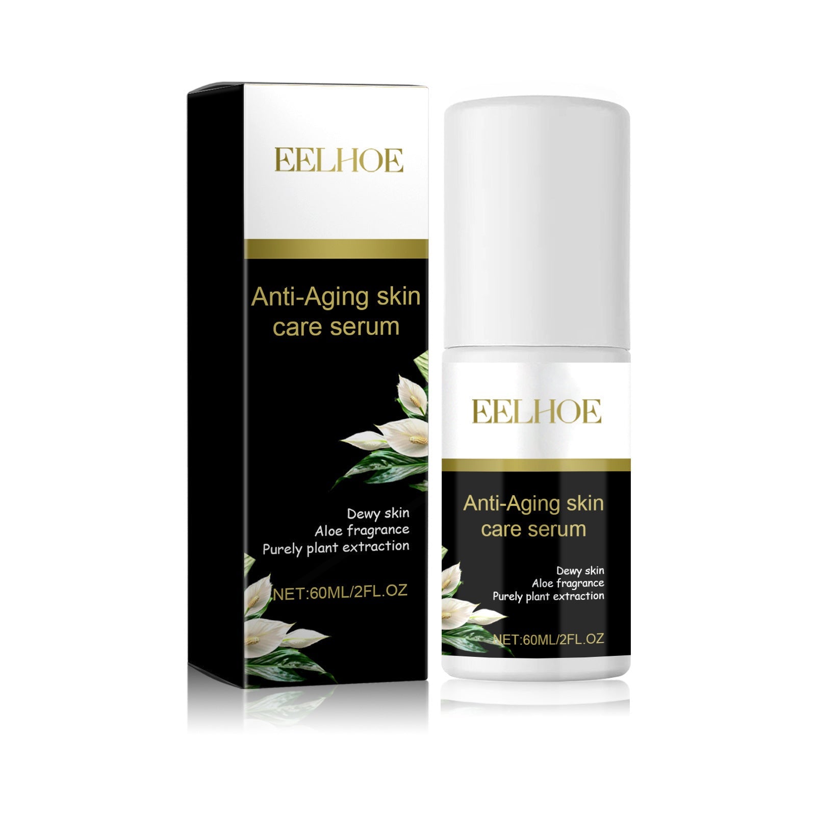 Anti-Wrinkle Facial Firming Essence with Hyaluronic Acid Aloe Glycerin 60ml - Teleplus Serum