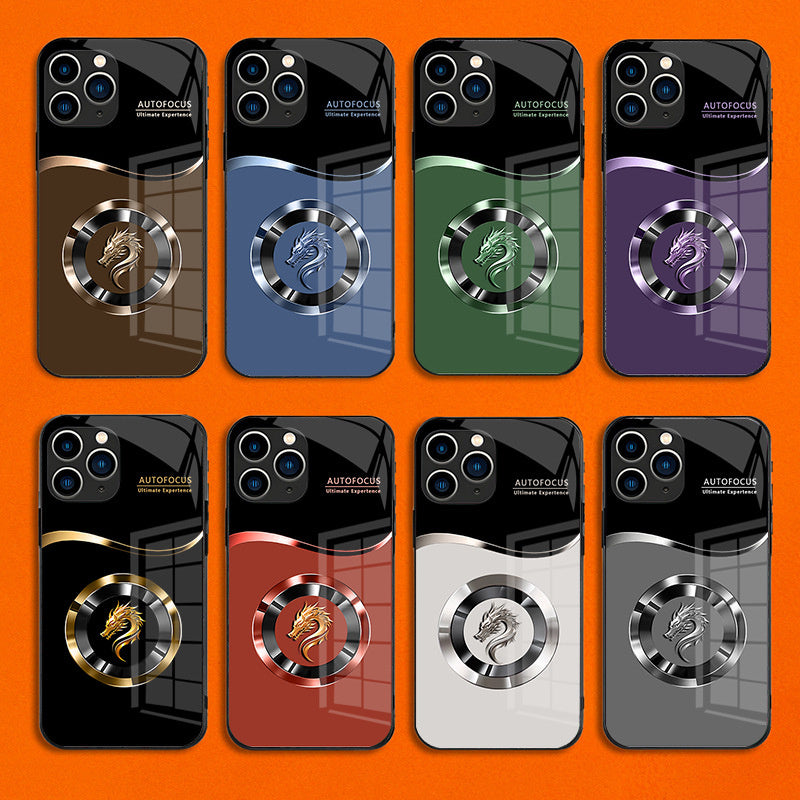 Aperture Dragon Head Coffee Brown Blue Green Purple Obsidian Black Liquid Glass United States - Teleplus Jewelry united