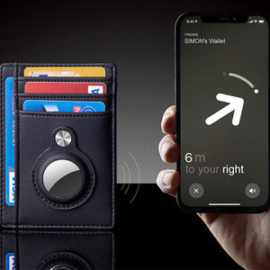 Apple AirTag Wallet with Built-in Pocket for Signal Strength in the United States - Find Your Cash Ultimate united