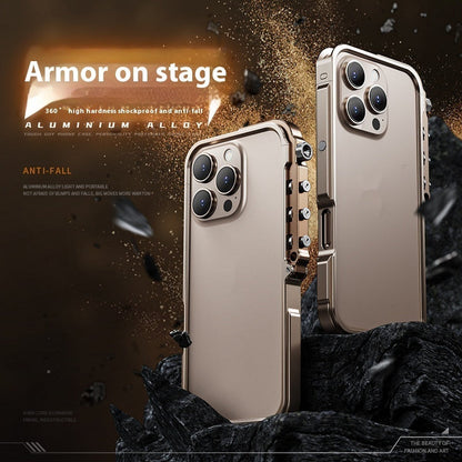 Apple Armor Phone Case with Heat Dissipation Drop Resistance for 15Pro Max - Teleplus armor phone case heat dissipation