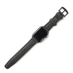 Apple Watch 8 45 mm Handmade Leather Band Strap Black for - Fancy Wrist Chic handmade leather band strap apple watch