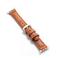 Apple Watch 9 41 MM Handmade Leather Band Strap Light Brown - Sleek Sophistication: Apple Watch 9 41MM Handmade Light