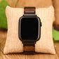 Apple Watch Strap with Butterfly Clasp for Carving Writing Wood Style Smart - Teleplus carve writing wood strap smart