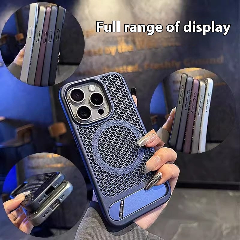 Applicable 16Promax Magnetic Suction Heat Dissipation Bracket in Multiple Colors - applicable 16promax magnetic suction