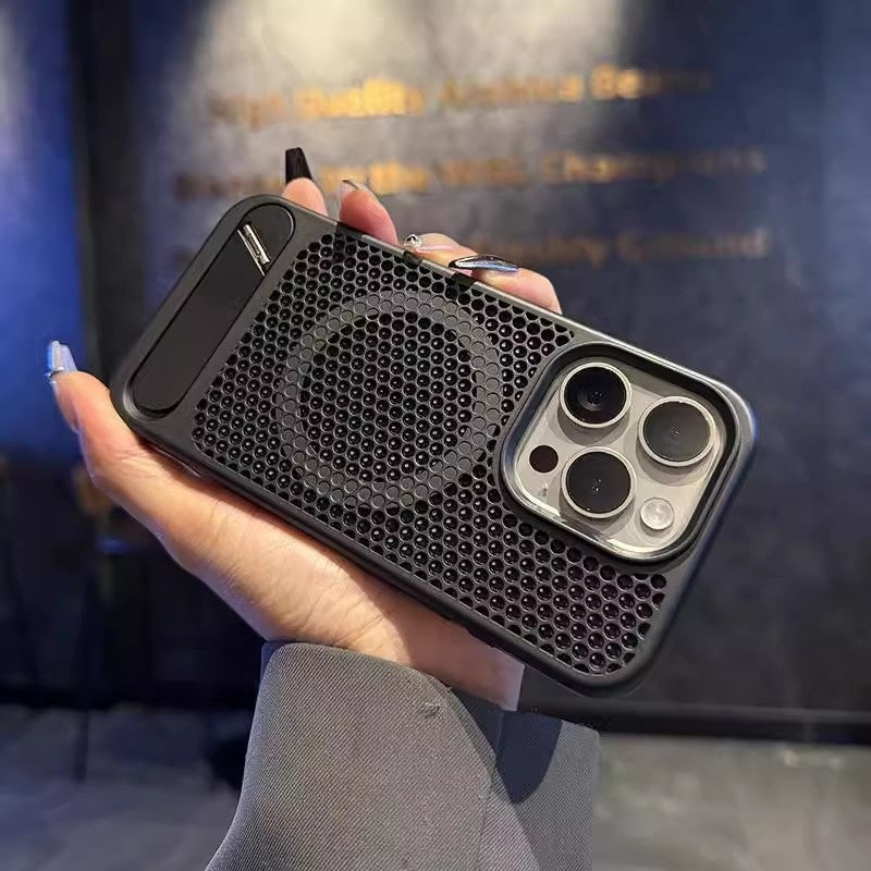 Applicable 16Promax Magnetic Suction Heat Dissipation Bracket in Multiple Colors - applicable 16promax magnetic suction