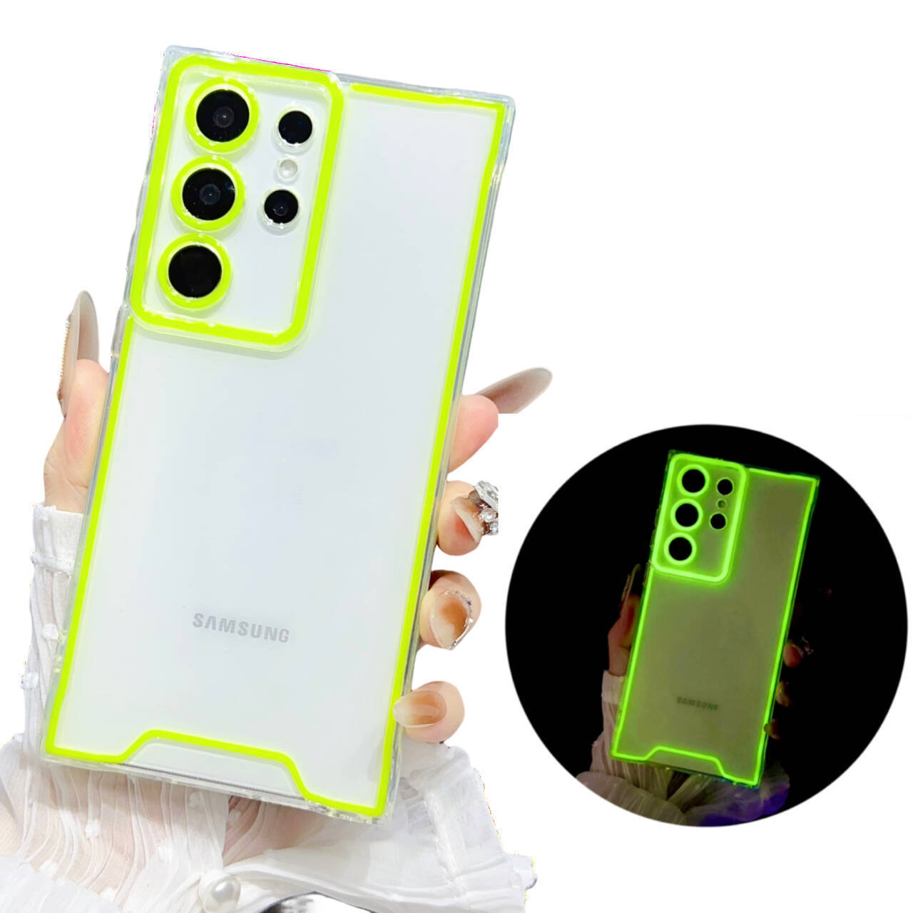 Applicable Fluorescent Drop-resistant Transparent Protective Cover - Drop this Cover Not Your Pro Max iPhone13