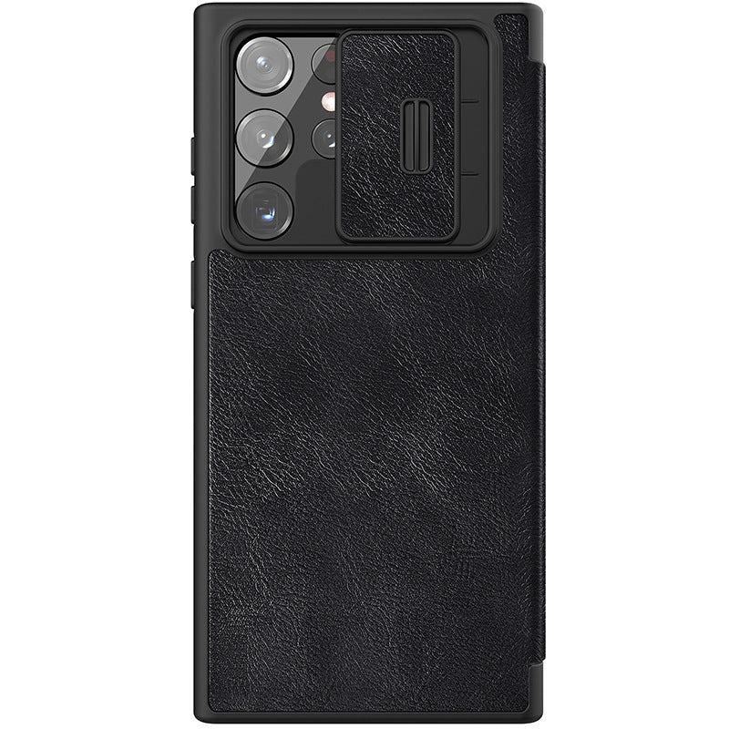 Applicable Lens Push Cover Phone Case Flip Cover Leather Case - Qin Series Pro Leather Flip Cover Phone Case