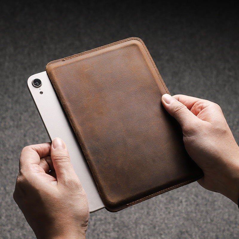 United States Leather Case for Apple Anti-Falling Handmade in Brown CHF - CF3019 New iPad Protection united states chf