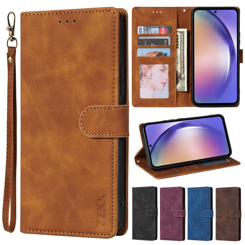 Applicable S24S23 Wallet Card Flip Leather Case Phone Case - Applicable S24S23 Wallet Leather Case for Samsung