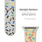 Applicable Silicone Strap for Smart Watch Rainbow Collection with Color Options - applicable silicone strap smart watch