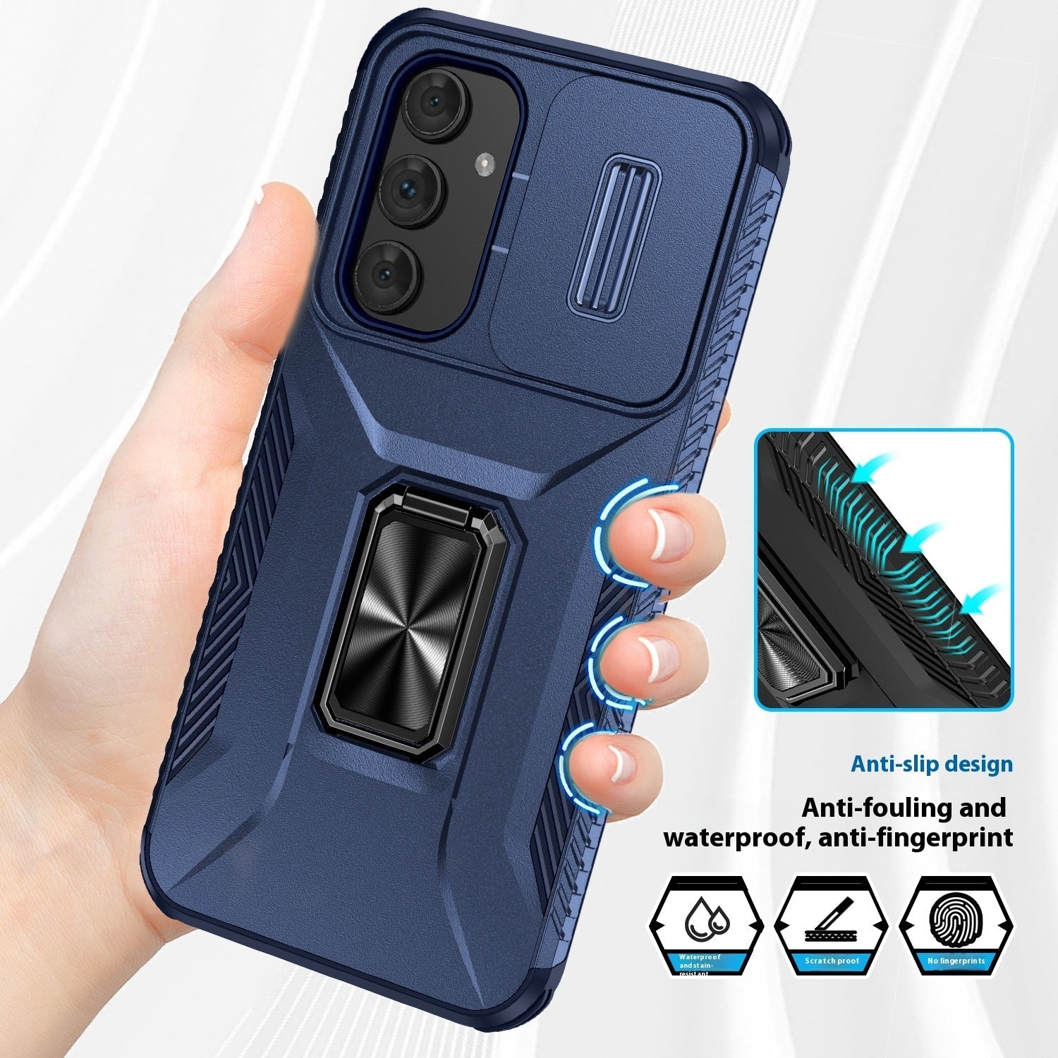 Applicable To Pixel9 Phone Case 2-in-1 Bracket Phone Case 7A - Magnetic Suction Phone Case for Pixel9 Style Brigade