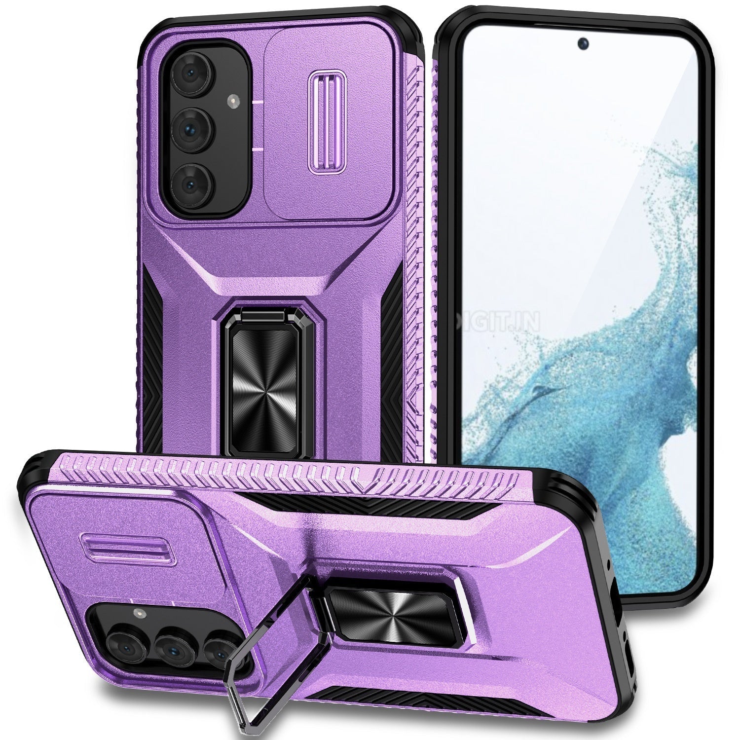 Applicable To Pixel9 Phone Case 2-in-1 Bracket Phone Case 7A - Magnetic Suction Phone Case for Pixel9 Style Brigade