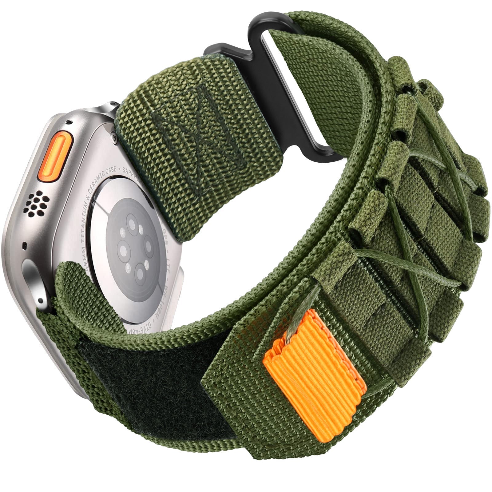 Applicable Watch Iwatch Series Strap Loop Nylon Canvas Strap Sports Outdoor - Applicable Watch Iwatch Series Nylon