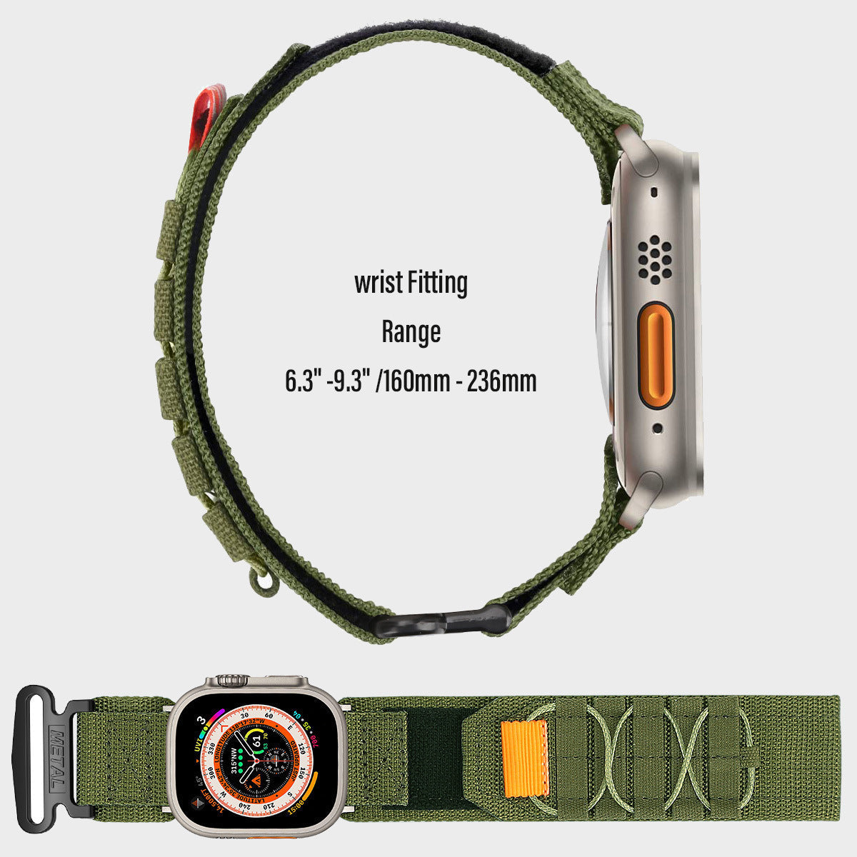 Applicable Watch Iwatch Series Strap Loop Nylon Canvas Strap Sports Outdoor - Applicable Watch Iwatch Series Nylon