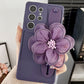 Applicable Wrist Strap Bracket Phone Case High-grade Flower - High-grade Flower Phone Case with Liquid Big Eyes