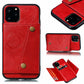 Applique Leather Double Buckle Phone Case - Applique Leather Double Buckle Phone Case for Redmi Note