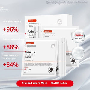 Arbutin Mask Elastic for Brightening and White Spot Fading 30ml Pack of 5 - Teleplus arbutin mask elastic brightening