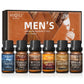 Aromatherapy Essential Oils Set Men Net 6 Pack 10ML Fresh Air Scent - Teleplus aromatherapy essential oils set fresh