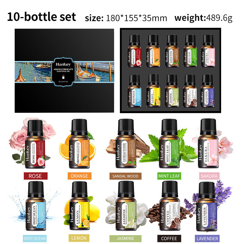 Aromatherapy Oil Set for Fresh Air and Relaxation 7 to 15 Day Supply - Teleplus aromatherapy oil