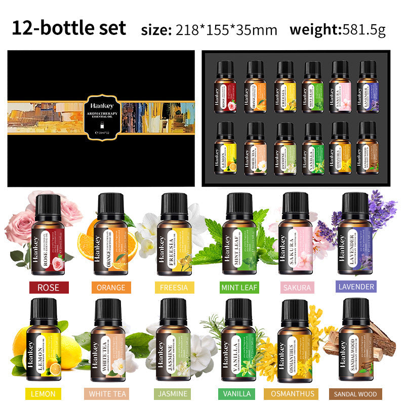 Aromatherapy Oil Set for Fresh Air and Relaxation 7 to 15 Day Supply - Teleplus aromatherapy oil