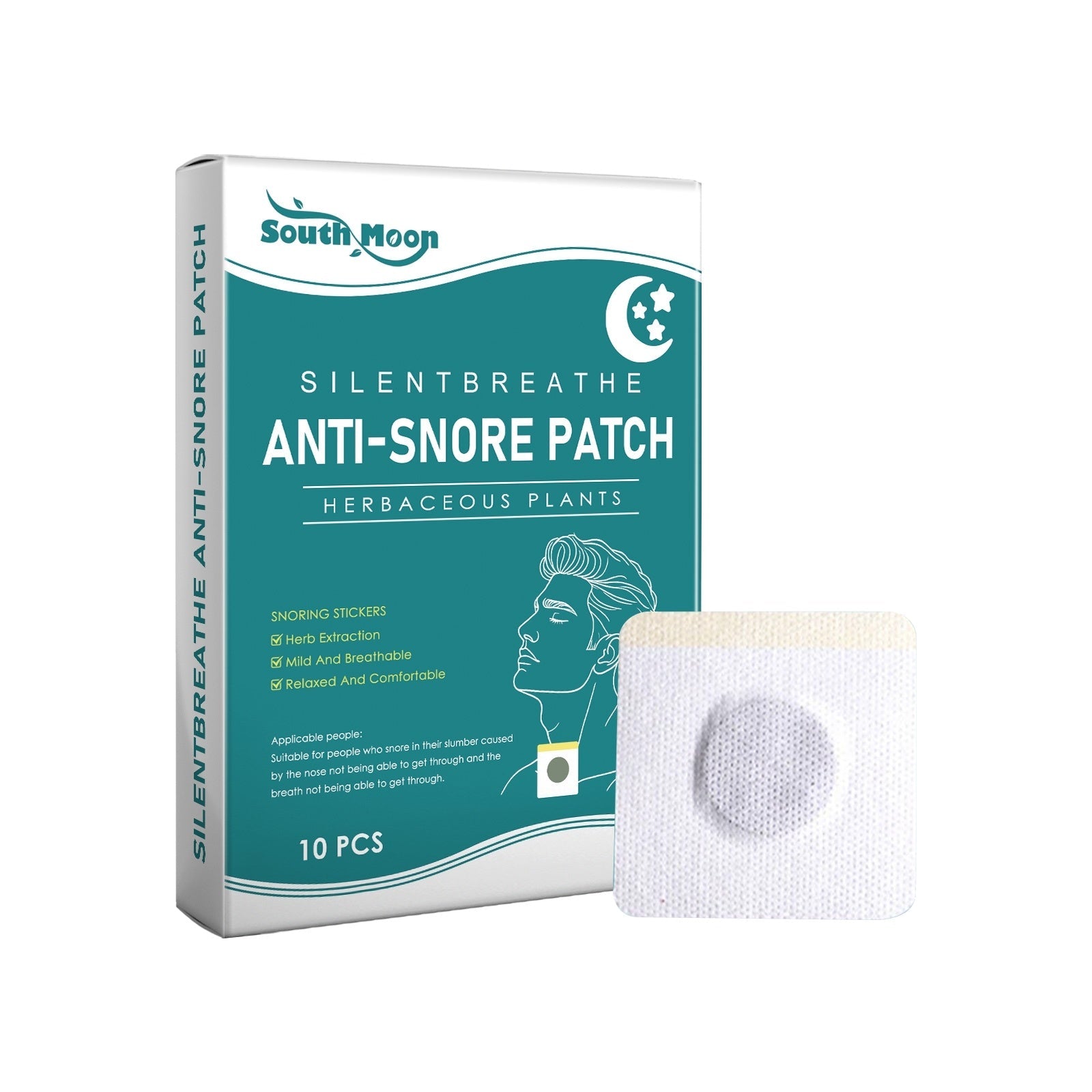 Artemisia Argyi Root Eucalyptus Globulus Leaf Anti-Snore Patch for Sleep - Teleplus with and artemisia argyi root