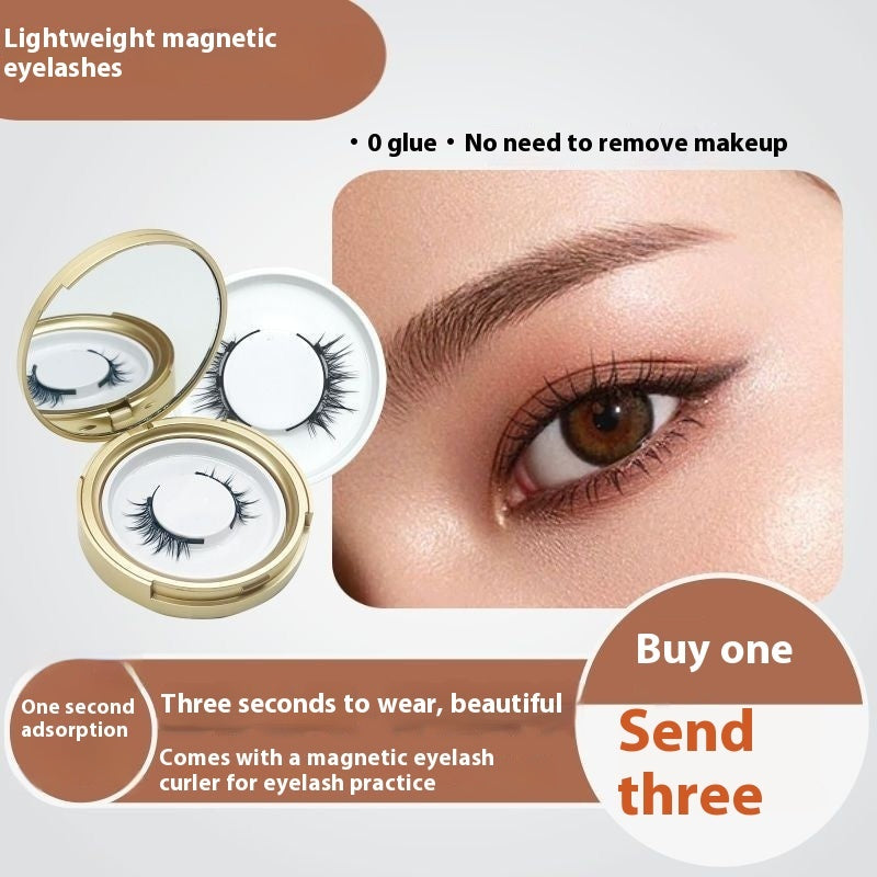Artificial Fiber 1cm to 1.5zm Natural Plain Eyelash Curler Refill Set - Teleplus Refills for False Eyelashes natural