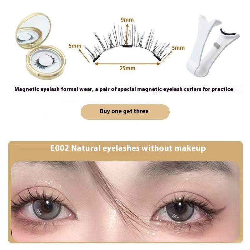 Artificial Fiber 1cm to 1.5zm Natural Plain Eyelash Curler Refill Set - Teleplus Refills for False Eyelashes natural