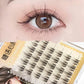 Artificial Fiber Guppy False Eyelashes in Caramel and Black for Lashes - Teleplus segment caramel guppy false eyelashes