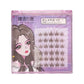 Artificial Fiber Guppy False Eyelashes in Caramel and Black for Lashes - Teleplus segment caramel guppy false eyelashes